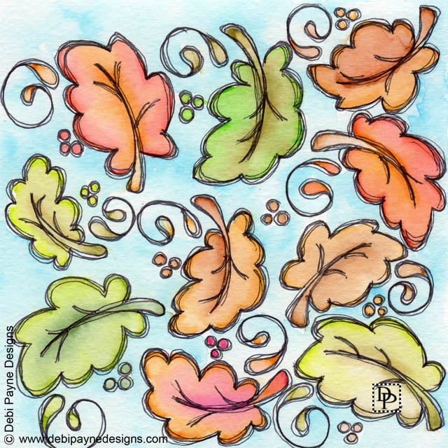 Image: Ten dancing leaves