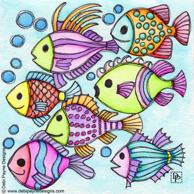 Image: Seven Swimming Fish