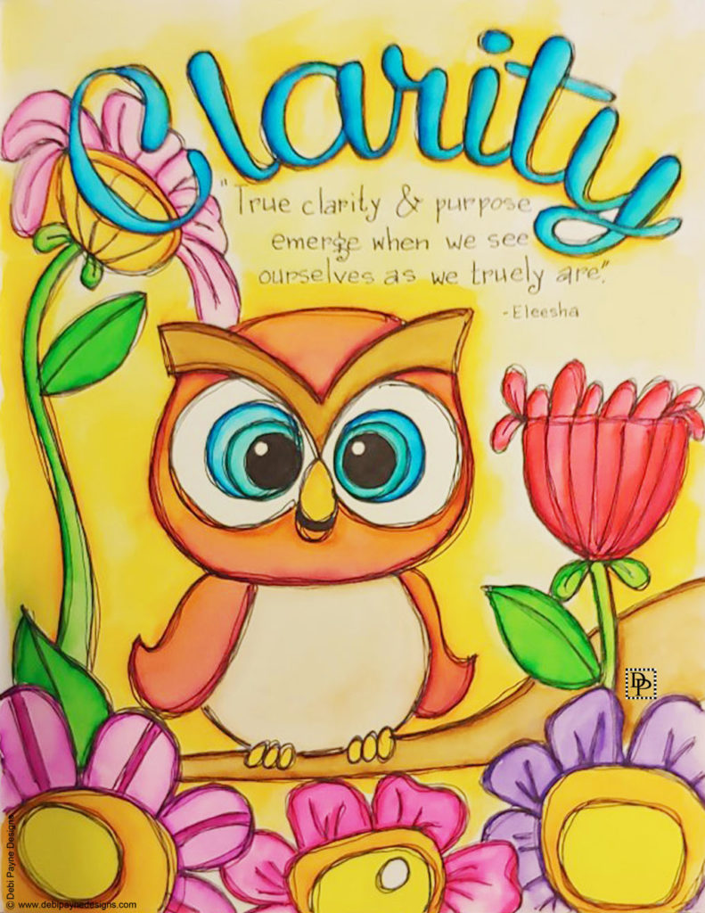 2015 Word of the Year for Debi Payne Designs - Clarity